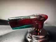 Kluczyk wystawowy – do WSK / WFM / SHL - 46mm szmaragd/bordowa mika