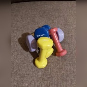 Ciężarki, hantle, hantelki, fitness, siłownia.