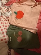 H&M dwie bluzeczki aplikacje rozm.110/116