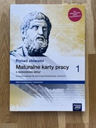 Ponad słowami. Maturalne karty pracy 1 z dziennikiem lektur.  
