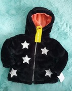 Nowa kurteczka wiosenna futerko dziewczęce 92-98