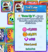 Trio Cube Bubble Gum Simulator INFINITY