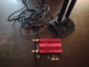 GLOTRENDS Karty sieciowe Wi-Fi 6E AX5400 z 2-metrową anteną