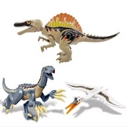 3 dinozaury Spinozaur terizinozaur kecalkoatl