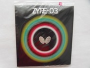 NOWA Butterfly Zyre-03 2,5mm. RED czerwona Okładzina do Tenisa stołowego