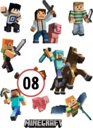 Pan Opłatek na tort - MINECRAFT A4