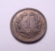 Szwajcaria 1 rappen 1941 PIĘKNA! RZADKA w tym STANIE!