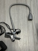 Lampka biurkowa z klipsem Gao LED srebrna Inspire