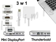 Mini Display Port Thunderbolt Adapter DVI HDMI DisplayPort Apple MacBook