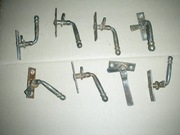 Klamka okienna stalowa zabytkowa