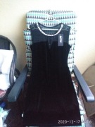 Megi welurowa elegancka sukienka S/M