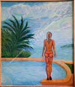 Obraz olejny na płótnie. "Circe. Joanna"