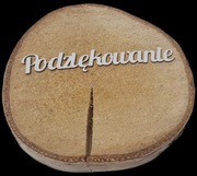Scrapki napis topper PODZIĘKOWANIE