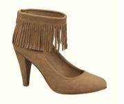 DEICHMANN jak szpilki BUTY ZAMEK frędzle r.38