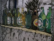 Butelki po piwie,grafika