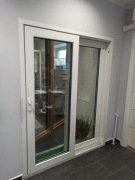 Okno 1570x2000 przesuwne PVC HST 3 szybowe Veka Slide