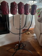 świecznik żeliwnym 5 swiec 