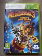 Gra Madagascar 3 Europes Most Wanted na konsolę xbox 360 kinect 