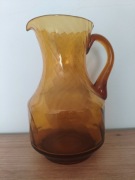 Dzban Ząbkowice z soczewką kanelowany miodowy