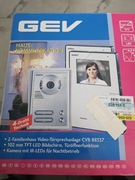 Wideodomofon  kompletny zestaw gev 
