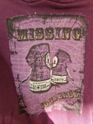 Bluza dziecięca fiolet converse 122/128