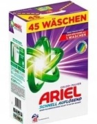 Ariel proszek do prania kolorów 2,475kg 45 prań z Niemiec DE