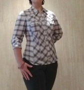 Bawełniana koszula w kratę