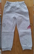 Spodnie dresowe 3-4latka adidas dziewczynka ciepłe