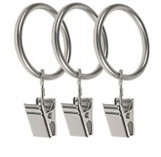 Kółko z żabką nikiel średnica 26 mm 3 zestawy po 18 szt.