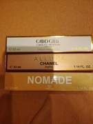 Perfumetki damskie użyte max kilka razy 33 ml