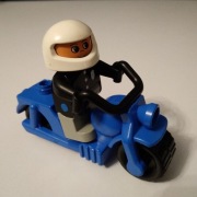 Lego Duplo motor unikat + ludzik