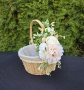 Koszyk wielkanocny, koszyk wiklinowy 