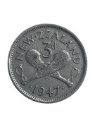 Nowa Zelandia 3 pensy 1947 rok