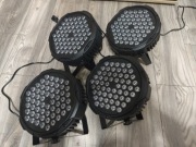 Zestaw  4 sztuki mega mocnych Led Par 60x3W RGBW NOWE!!!