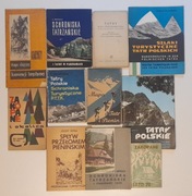 Stare mapy Tatr i informatory turystyczne, mapa Tatr i Pienin z 1957 roku 