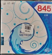 Czopy krótkie Meteor 845 Blue (niebieskie) z podkładem tenis stołowy