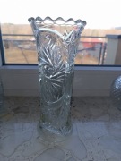 Wazon kryształowy PRL 