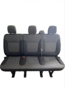 Renault Trafic 2023 L2 H1 środkowy rząd 3 osobowa kanapa, stan bdb, ISOFIX