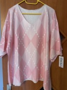 Sweterek bluzka romby duża oversize