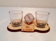 Zestaw Kieliszki i kostka Prezenty 