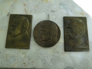 MEDAL JÓZEF PIŁSUDSKI JAN B.CHMIELEWSKI,NA REWERSIE I 2 SZT. MEDALIONÓW