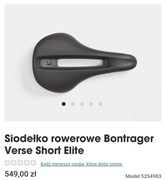 Siodełko rowerowe Bontrager Verse Short Elite
