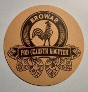 PODSTAWKA POD PIWO  > POD CZARNYM KOGUTEM <  