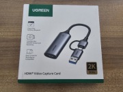 UGREEN Karta przechwytująca HDMI USB A+C 4K 1080P Gry Transmisja Nagranie