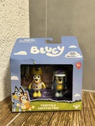 Zestaw Bluey Bingo Fairytale Chilli Bandit figurki nowe