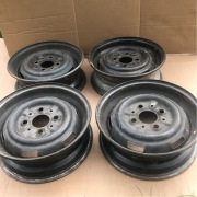 Felgi Fiat 126p maluch 4szt + 4 dętki