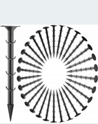 Kotwy szpilki kołki do agrowłókniny 100 sztuk