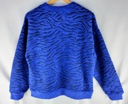 M&S sweter 12 EU40 niebieski miękki zebra nowy z metką