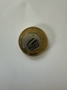 Moneta 2 zł destrukt menniczy