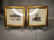 Dwie grafiki oprawione w passe-partout, Reinoud Brandt